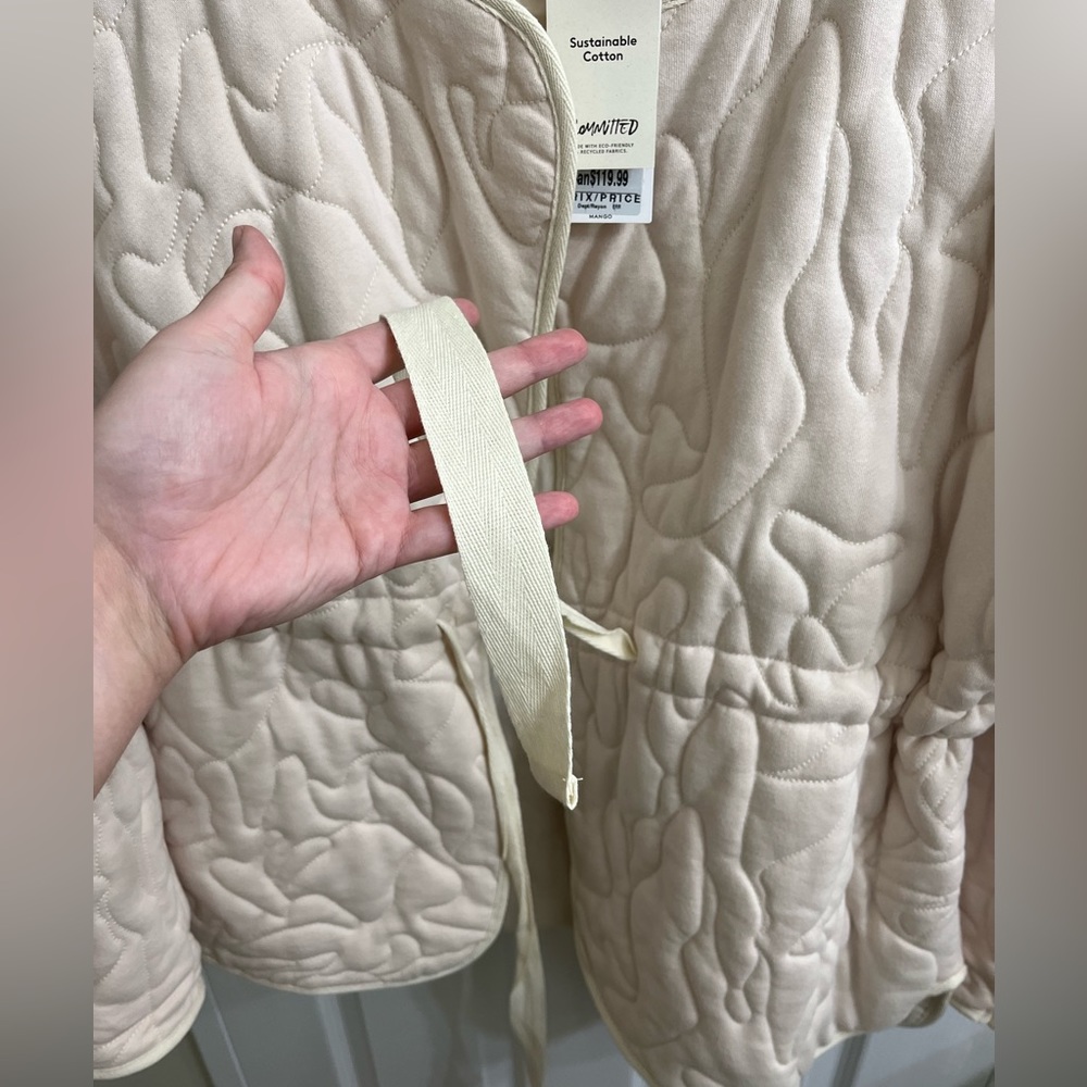 NWT Mango Oversized Quilted Jacket / Shacket - Picture 5 of 7